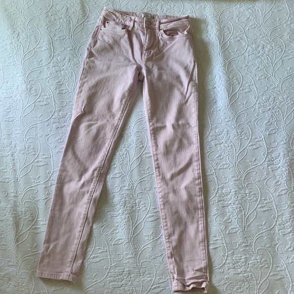 PINK SKINNY JEANS - Picture 7 of 7